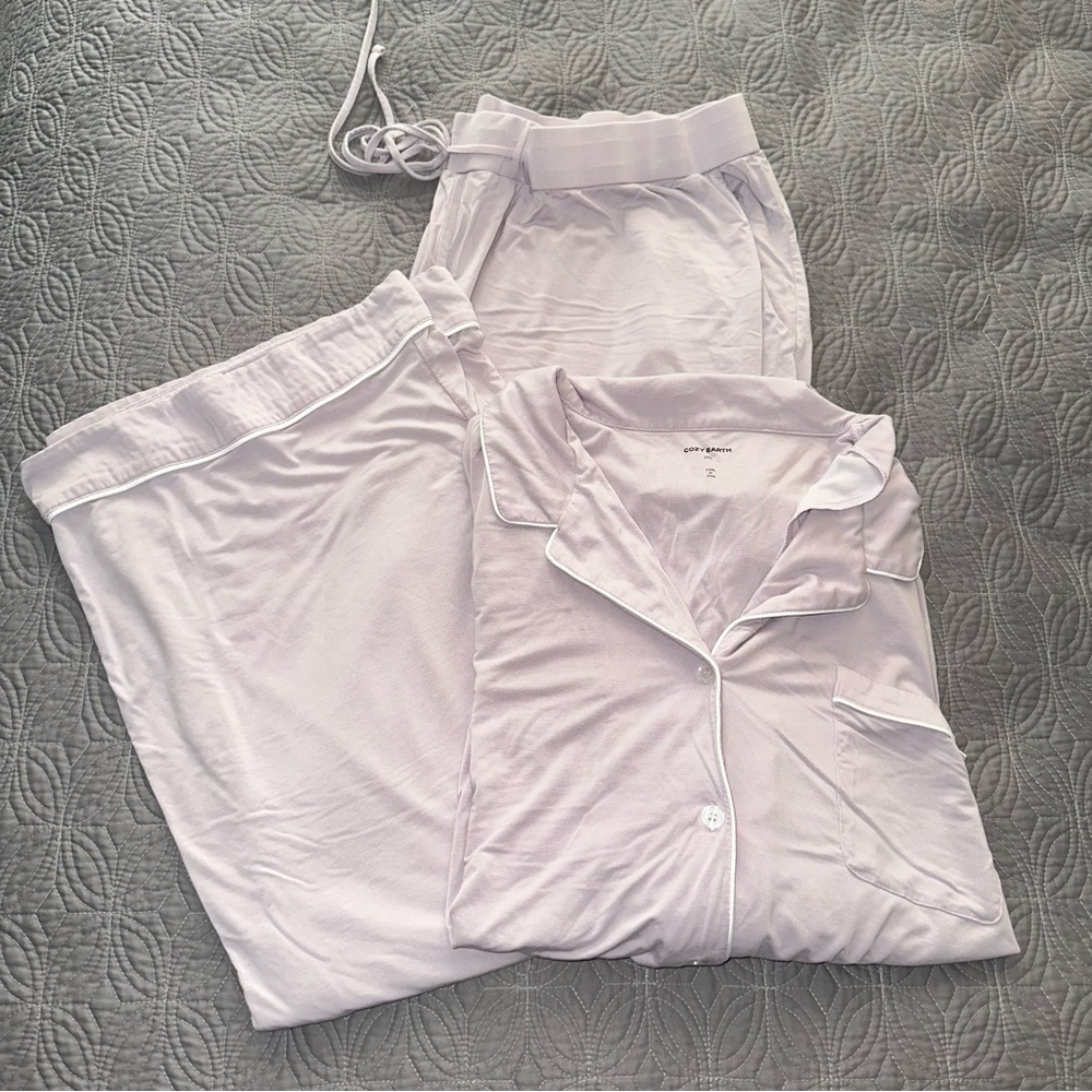 Women's Lilac Cozy Earth Bamboo Stretch-Knit Pajama Set